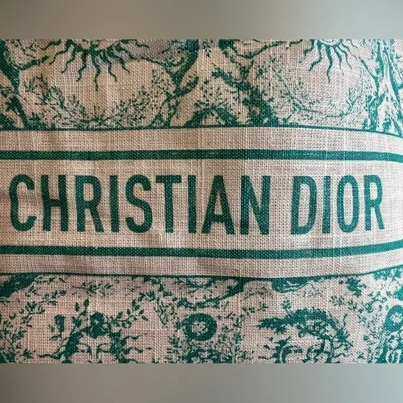 DIOR CHRISTIAN DIOR CANVAS DIORIVIERA TOILE de JOUY SOLEIL TOTE - Picture 7 of 14